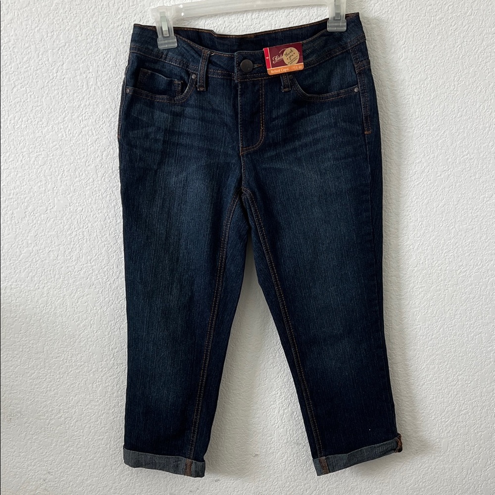 Dark Blue Women's Capri Jeans - size 4